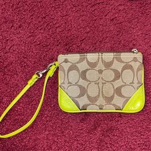 COACH wallet wristlet